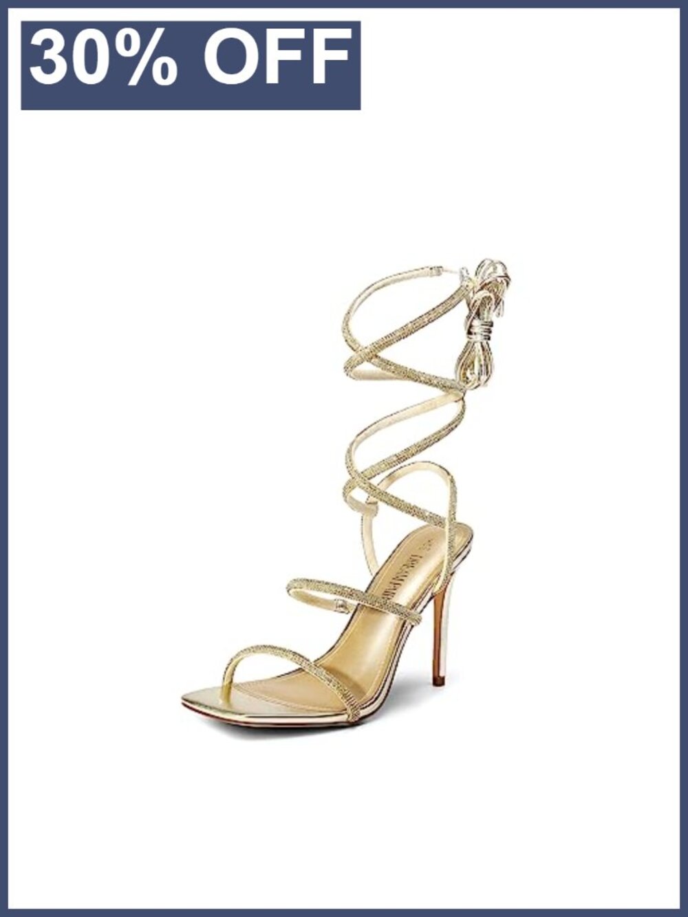 DREAM PAIRS High Heels Stiletto Strappy Gladiator Square Toe Open Toe Dressy